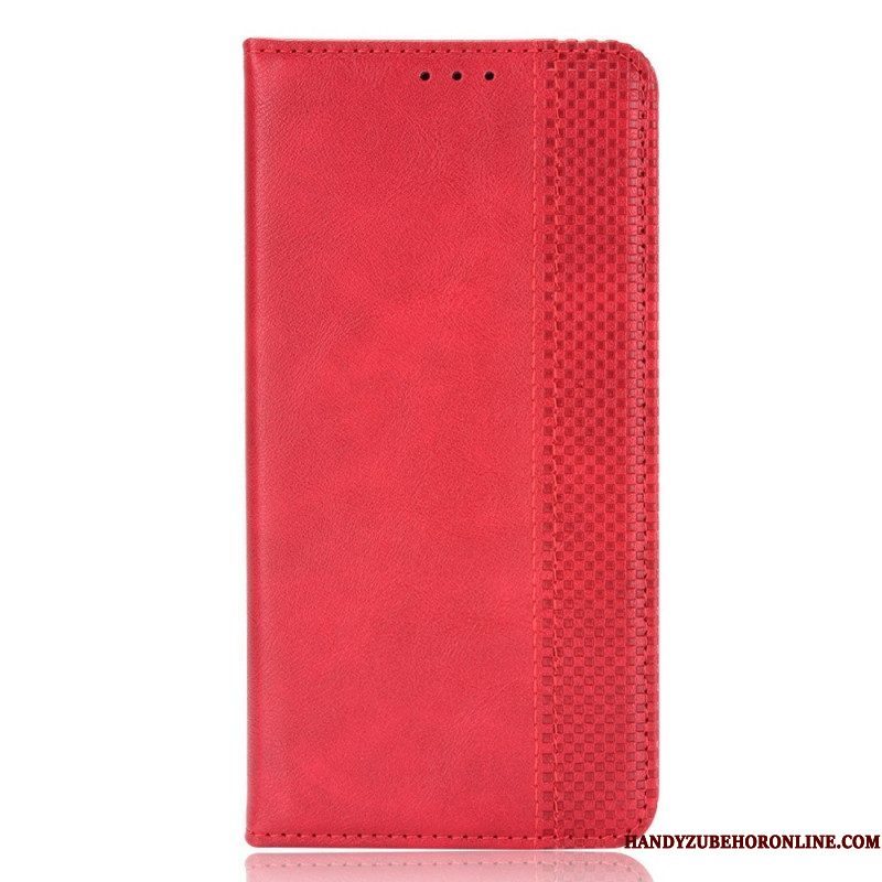 Bescherming Hoesje voor Huawei Mate 50 Pro Folio-hoesje Vintage Lederen Stijl