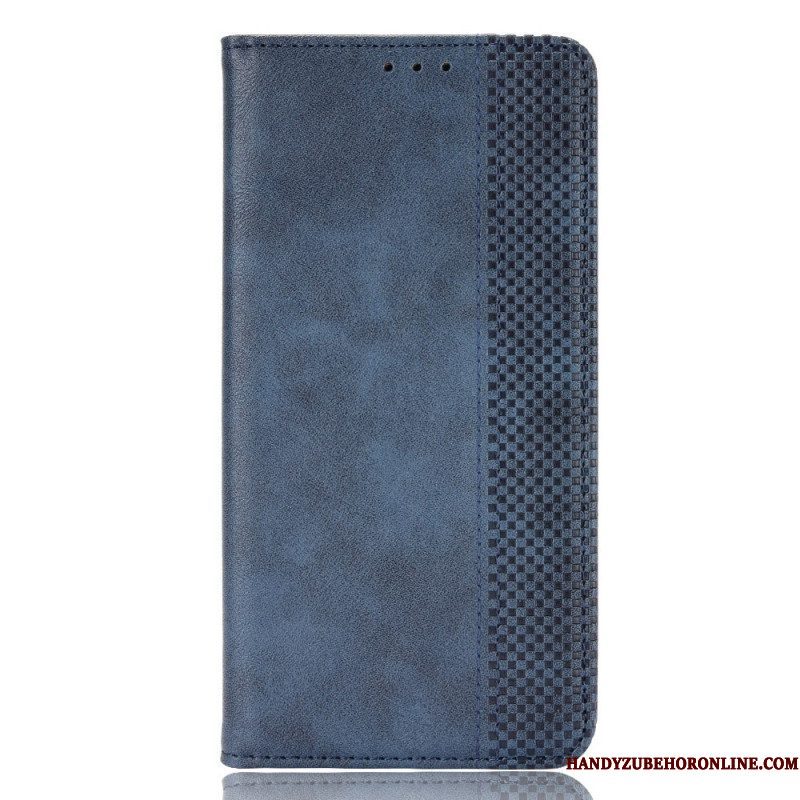 Bescherming Hoesje voor Huawei Mate 50 Pro Folio-hoesje Vintage Lederen Stijl