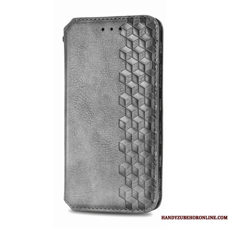 Bescherming Hoesje voor Motorola Edge 20 Pro Folio-hoesje Leereffect Diamanttextuur