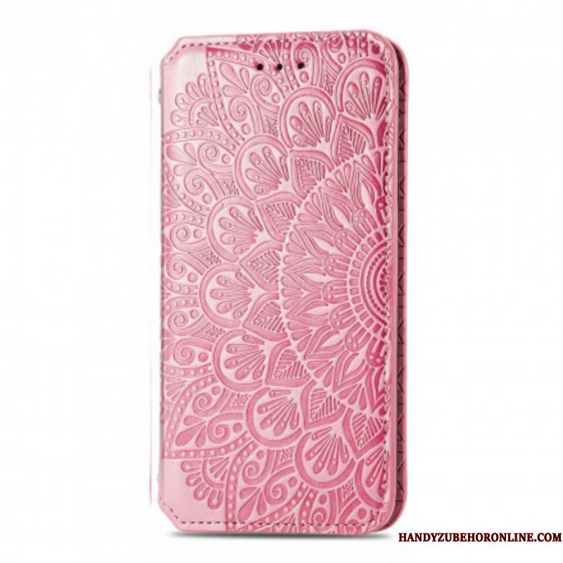 Bescherming Hoesje voor Motorola Edge 20 Pro Folio-hoesje Mandala