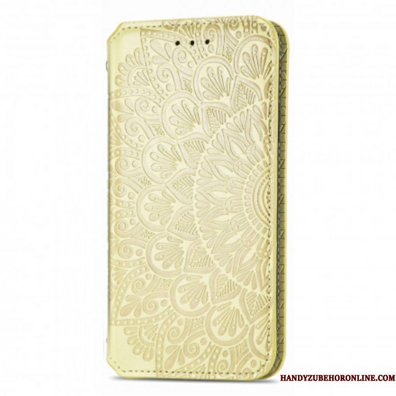 Bescherming Hoesje voor Motorola Edge 20 Pro Folio-hoesje Mandala