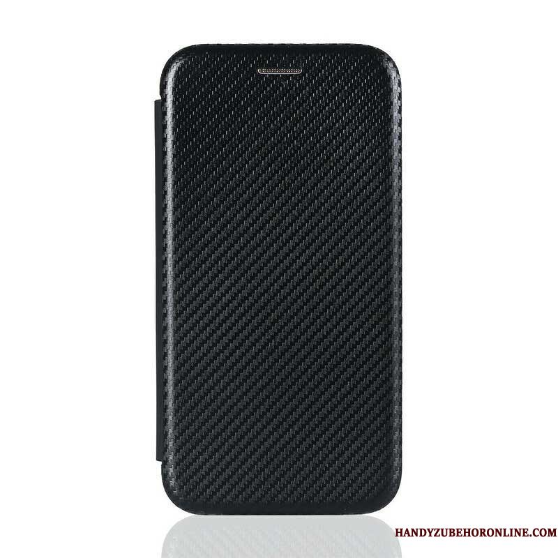 Bescherming Hoesje voor Samsung Galaxy A42 5G Folio-hoesje Koolstofvezel