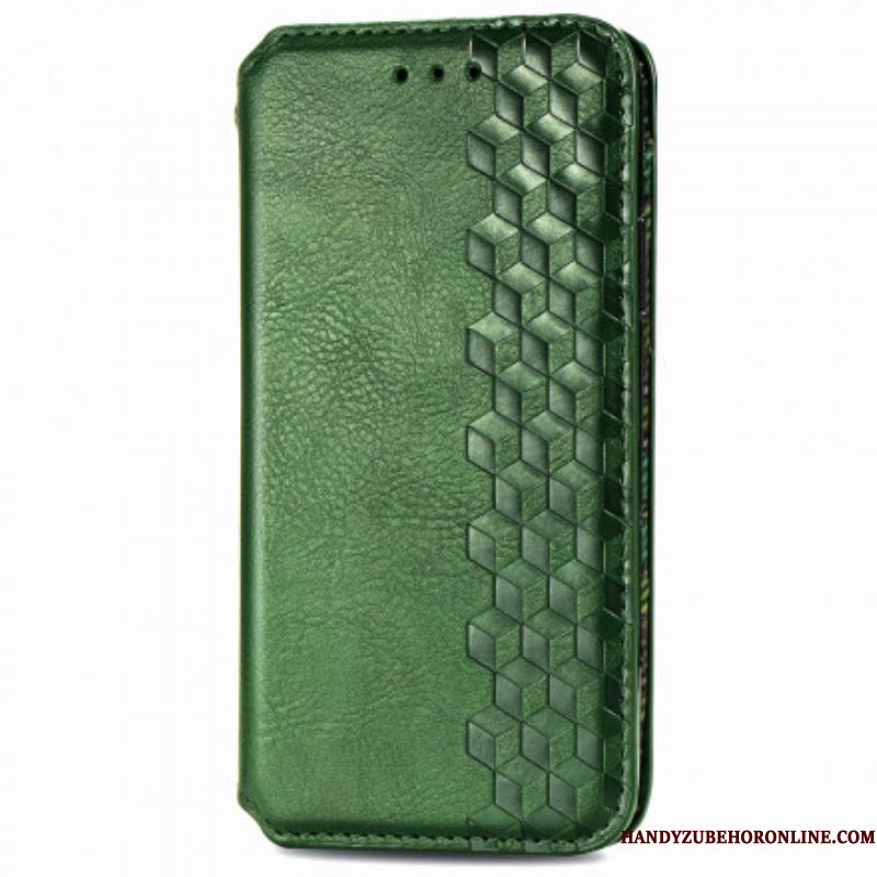 Bescherming Hoesje voor Samsung Galaxy A42 5G Folio-hoesje Leereffect Diamanttextuur