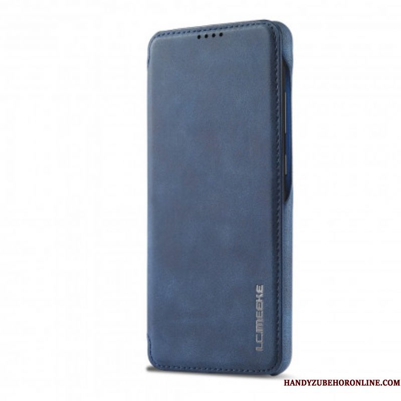 Bescherming Hoesje voor Samsung Galaxy A52 4G / A52 5G / A52s 5G Folio-hoesje Lc.imeeke Ledereffect