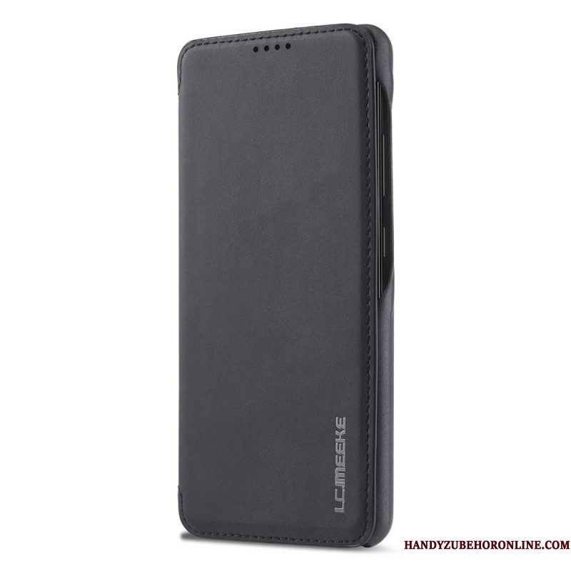Bescherming Hoesje voor Samsung Galaxy A53 5G Folio-hoesje Lc.imeeke Ledereffect