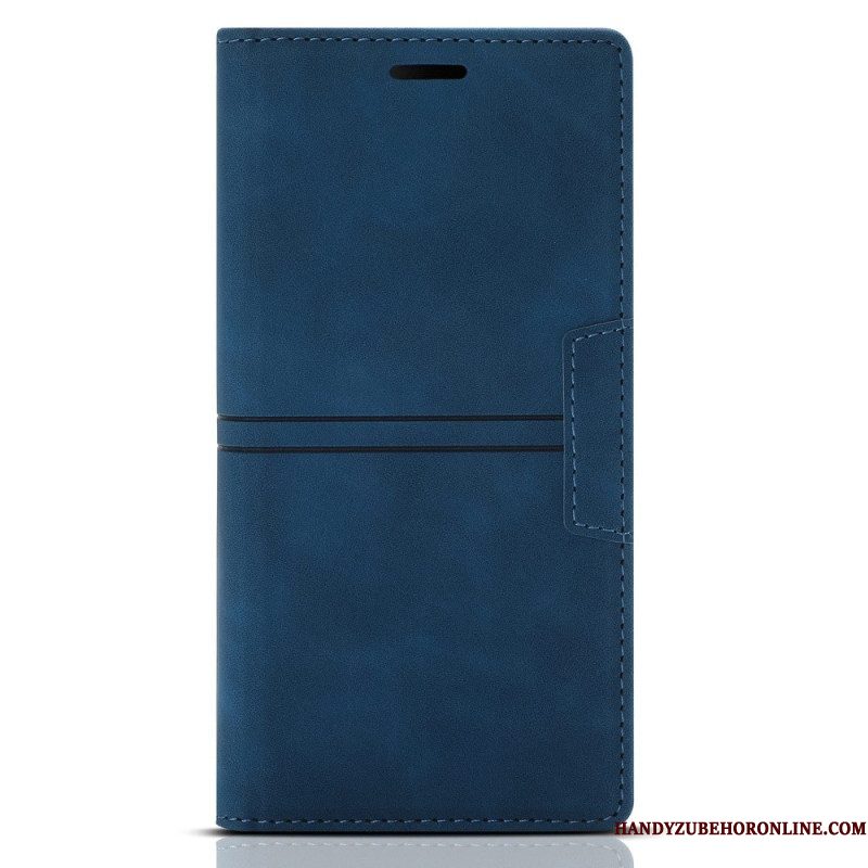 Bescherming Hoesje voor Samsung Galaxy A54 5G Folio-hoesje Stijl Lederen Couture