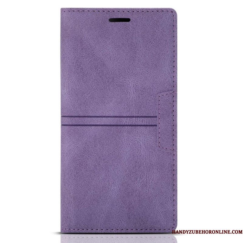 Bescherming Hoesje voor Samsung Galaxy A54 5G Folio-hoesje Stijl Lederen Couture