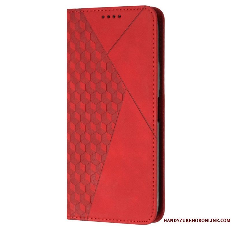 Bescherming Hoesje voor Samsung Galaxy A54 5G Folio-hoesje Stijl Leer 3d-patroon