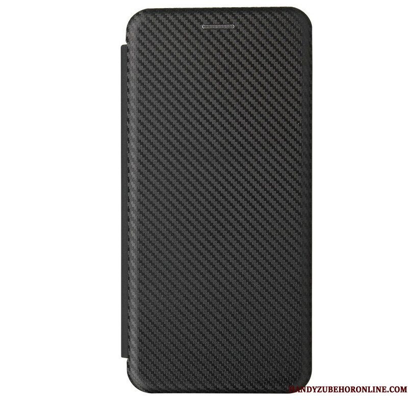 Bescherming Hoesje voor Samsung Galaxy M12 / A12 Folio-hoesje /koolstofvezel