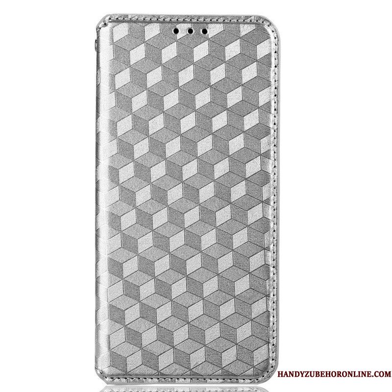 Bescherming Hoesje voor Samsung Galaxy M13 Folio-hoesje 3d Kubussen