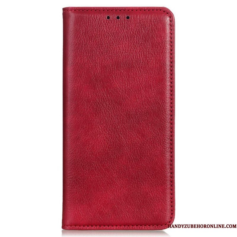 Bescherming Hoesje voor Samsung Galaxy M13 Folio-hoesje Litchi Splitleer