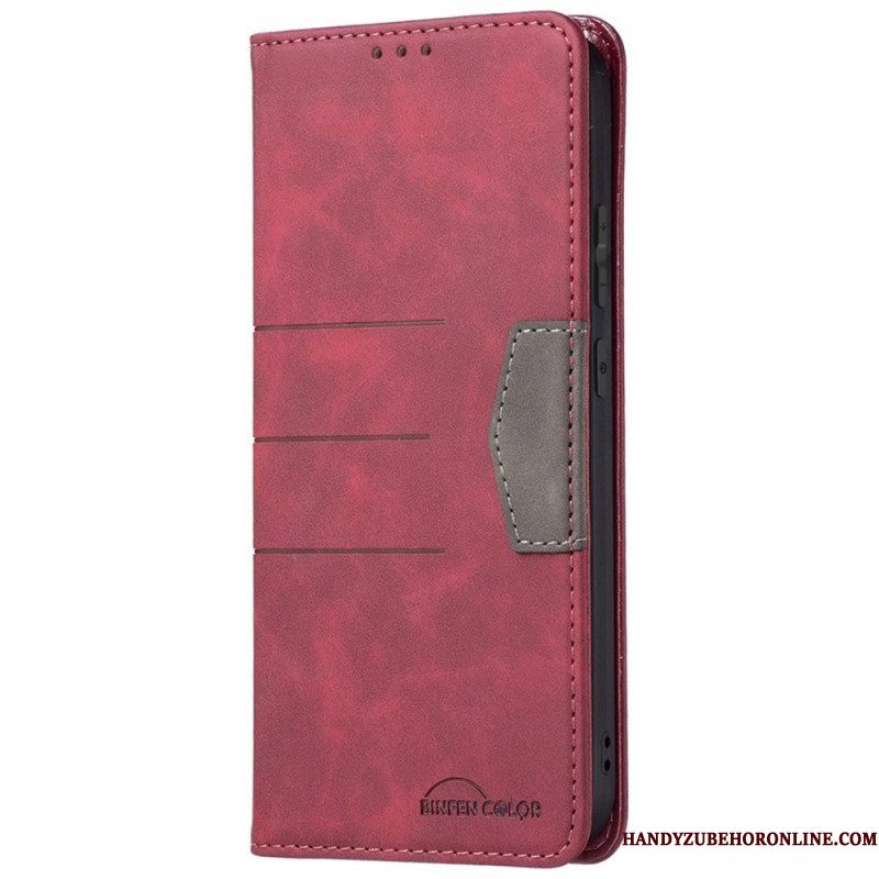 Bescherming Hoesje voor Samsung Galaxy M23 5G Folio-hoesje Binfen-kleur