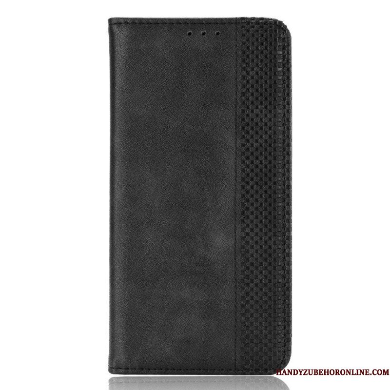 Bescherming Hoesje voor Samsung Galaxy M23 5G Folio-hoesje Gestileerd Vintage Leereffect