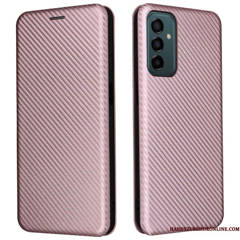 Bescherming Hoesje voor Samsung Galaxy M23 5G Folio-hoesje Koolstofvezel