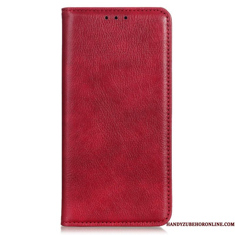 Bescherming Hoesje voor Samsung Galaxy M33 5G Folio-hoesje Litchi Splitleer