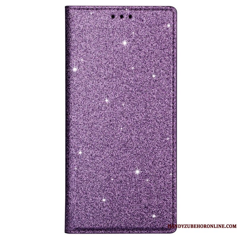 Bescherming Hoesje voor Samsung Galaxy M51 Folio-hoesje Paillettenstijl