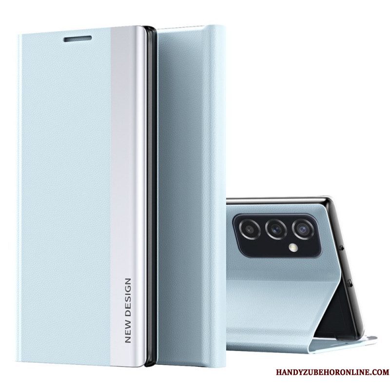 Bescherming Hoesje voor Samsung Galaxy M52 5G Folio-hoesje Litchi Kunstleer Magnetische Sluiting