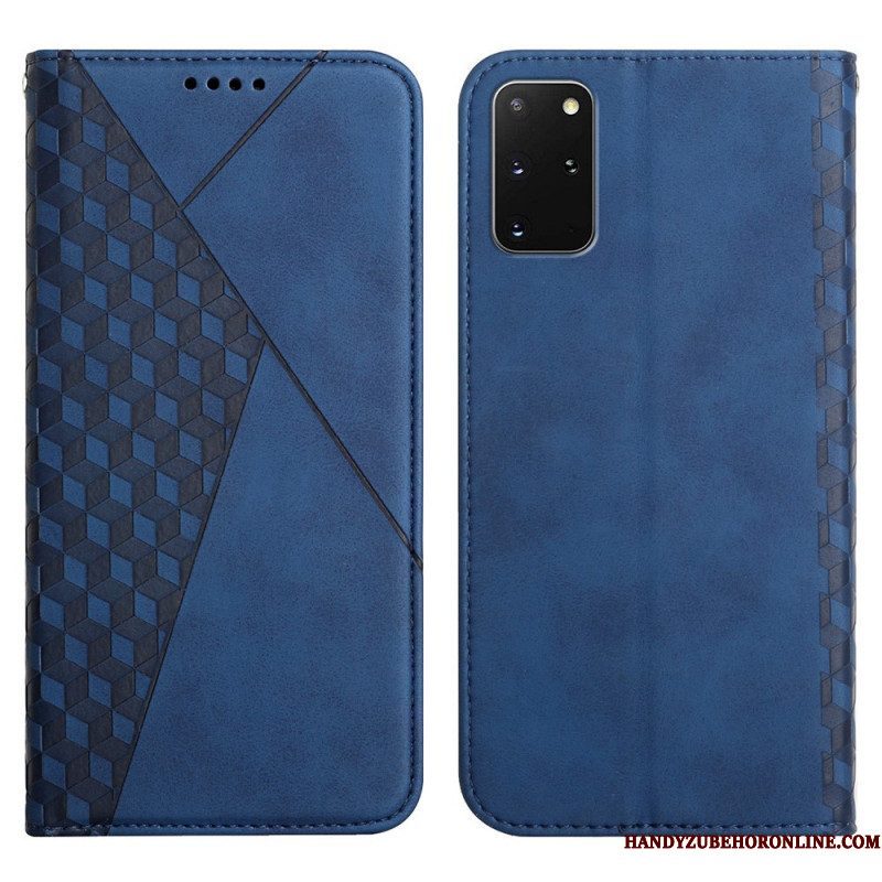 Bescherming Hoesje voor Samsung Galaxy S20 Plus / S20 Plus 5G Folio-hoesje Geo Leereffect