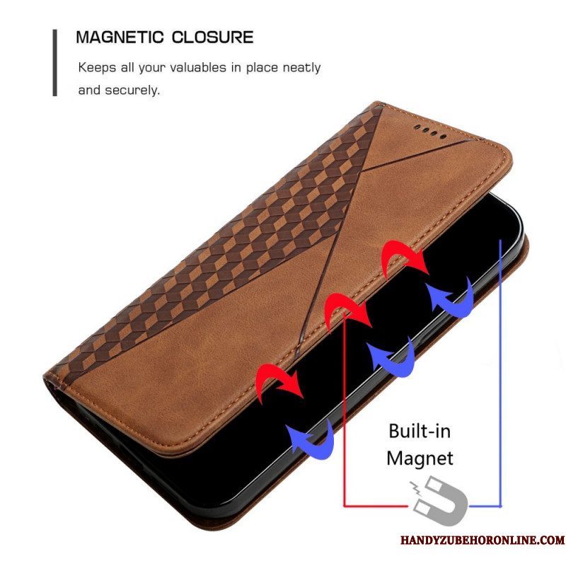 Bescherming Hoesje voor Samsung Galaxy S20 Plus / S20 Plus 5G Folio-hoesje Geo Leereffect