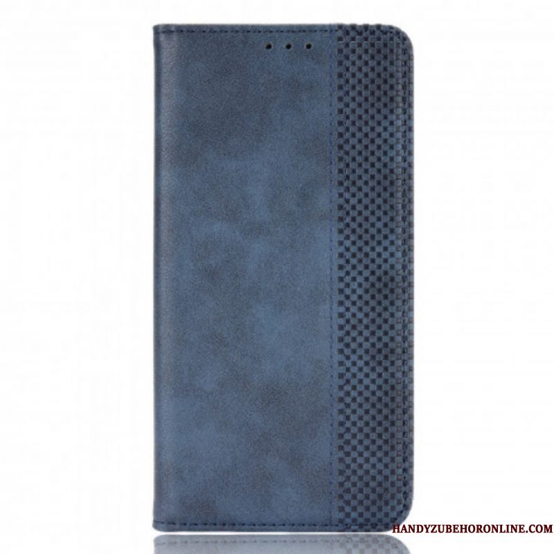 Bescherming Hoesje voor Samsung Galaxy S21 5G Folio-hoesje Gestileerd Vintage Leereffect