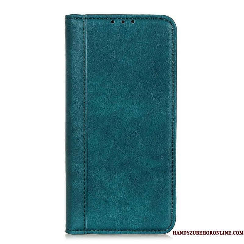 Bescherming Hoesje voor Samsung Galaxy S21 FE Folio-hoesje Elegantie Split Litchi Leer