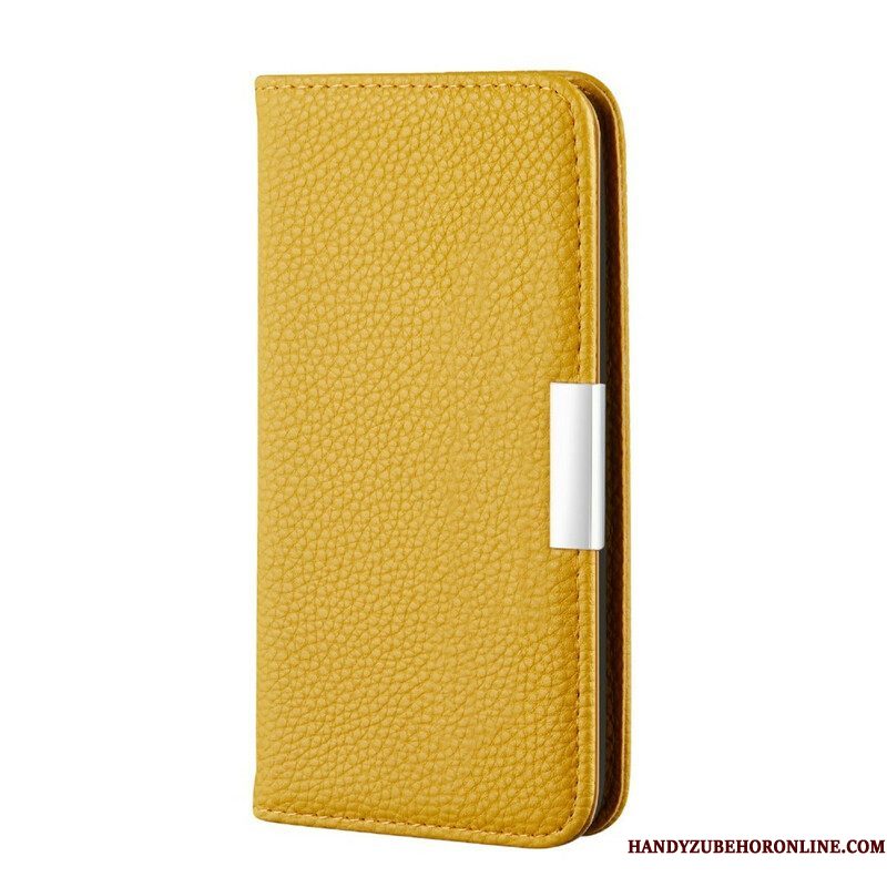 Bescherming Hoesje voor Samsung Galaxy S21 FE Folio-hoesje Imitatieleer Litchi Ultra Chic