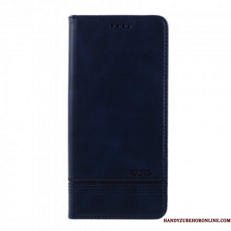 Bescherming Hoesje voor Samsung Galaxy S21 Plus 5G Folio-hoesje Azns Leerstyling