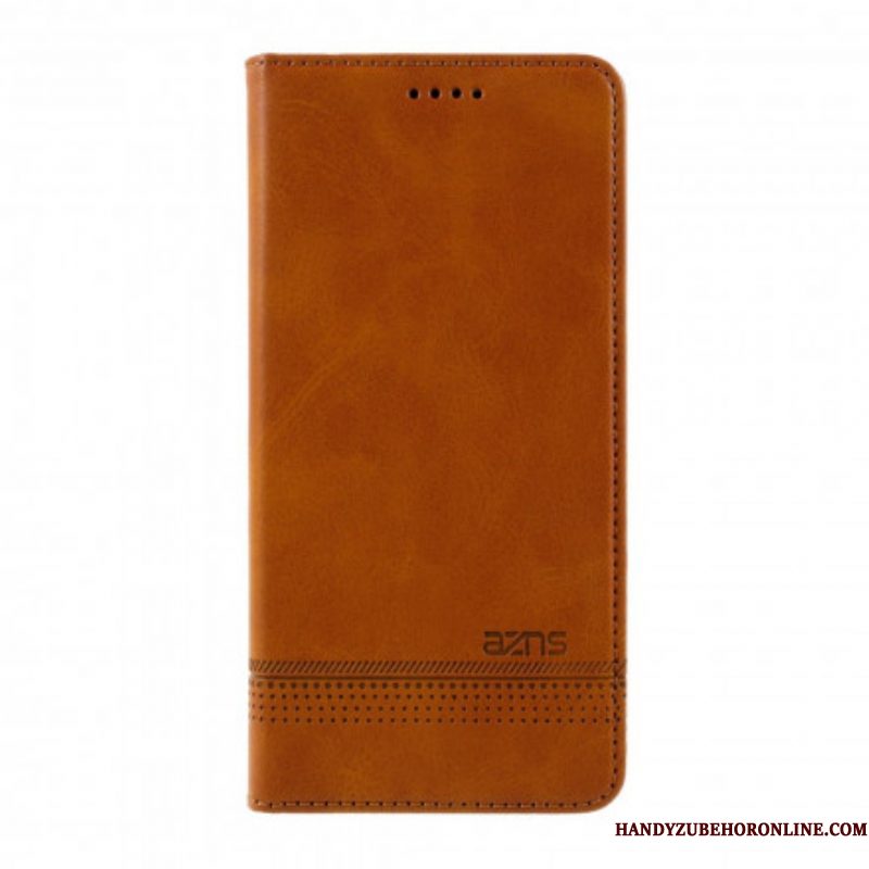 Bescherming Hoesje voor Samsung Galaxy S21 Plus 5G Folio-hoesje Azns Leerstyling