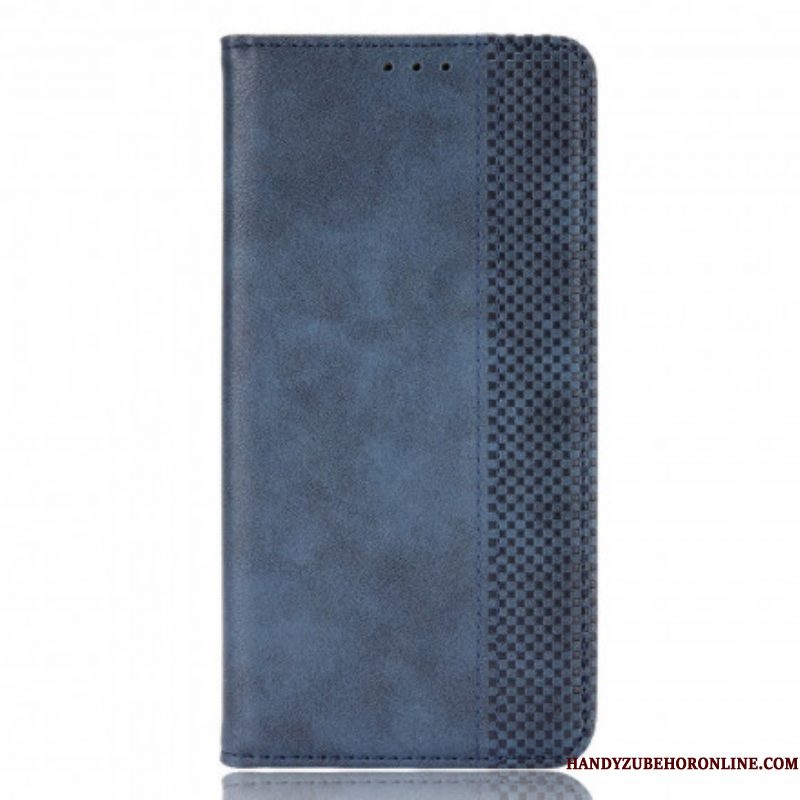 Bescherming Hoesje voor Samsung Galaxy S21 Plus 5G Folio-hoesje Gestileerd Vintage Leereffect