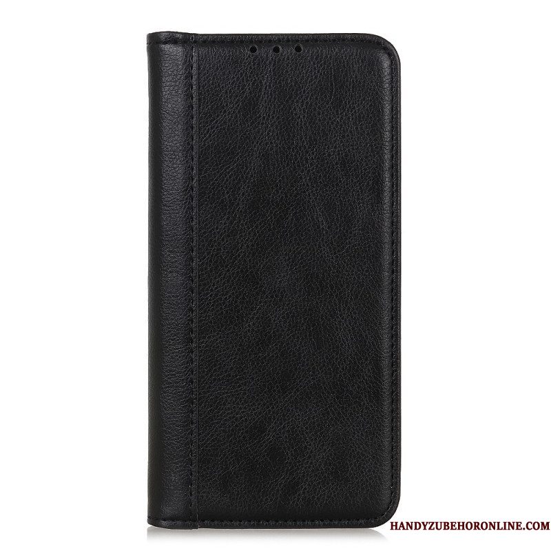 Bescherming Hoesje voor Samsung Galaxy S22 Plus 5G Folio-hoesje Elegantie Split Litchi Leer