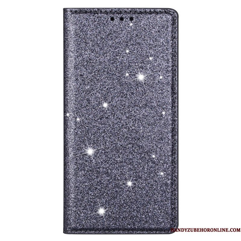 Bescherming Hoesje voor Samsung Galaxy S22 Plus 5G Folio-hoesje Paillettenstijl