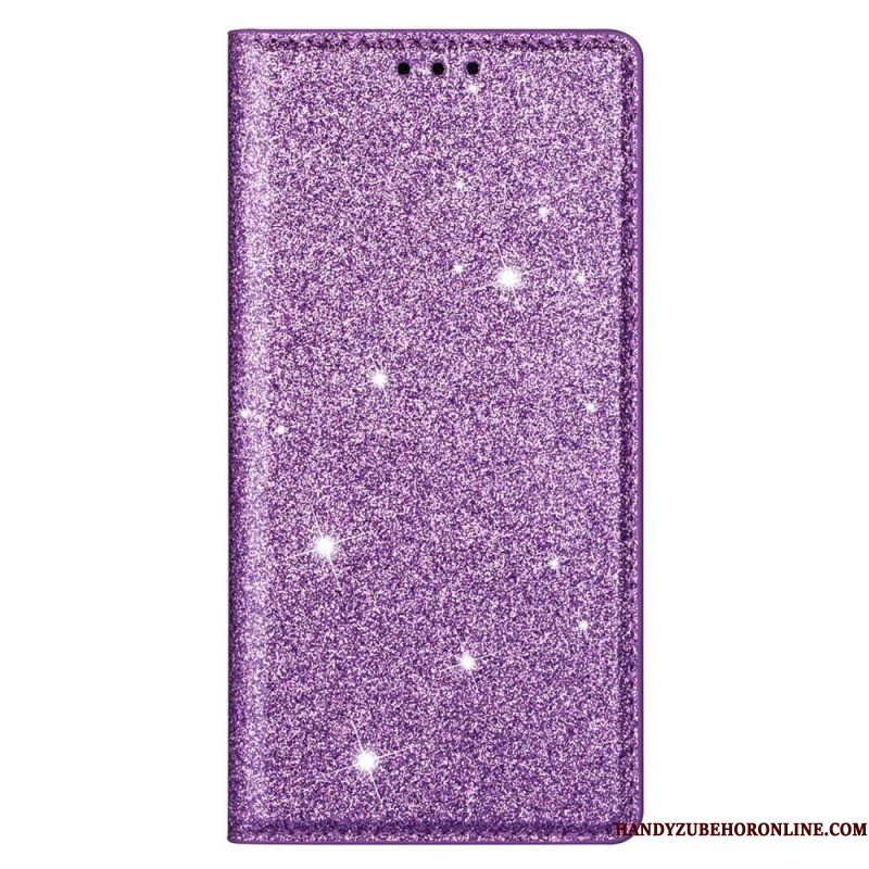 Bescherming Hoesje voor Samsung Galaxy S22 Plus 5G Folio-hoesje Paillettenstijl