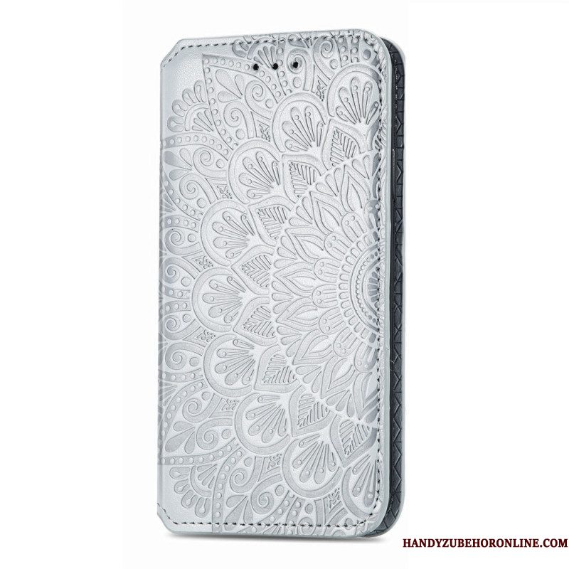 Bescherming Hoesje voor Samsung Galaxy S22 Ultra 5G Folio-hoesje Mandala