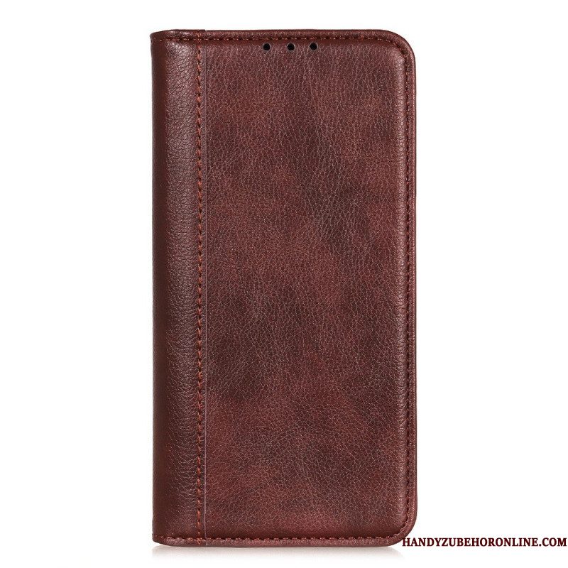 Bescherming Hoesje voor Samsung Galaxy S23 5G Folio-hoesje Gespleten Leer