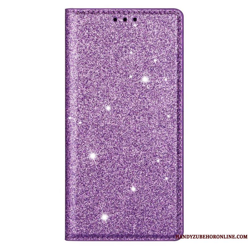 Bescherming Hoesje voor Samsung Galaxy S23 5G Folio-hoesje Paillettenstijl