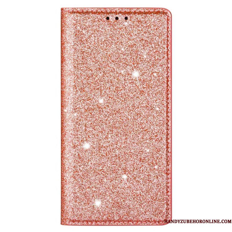 Bescherming Hoesje voor Samsung Galaxy S23 5G Folio-hoesje Paillettenstijl