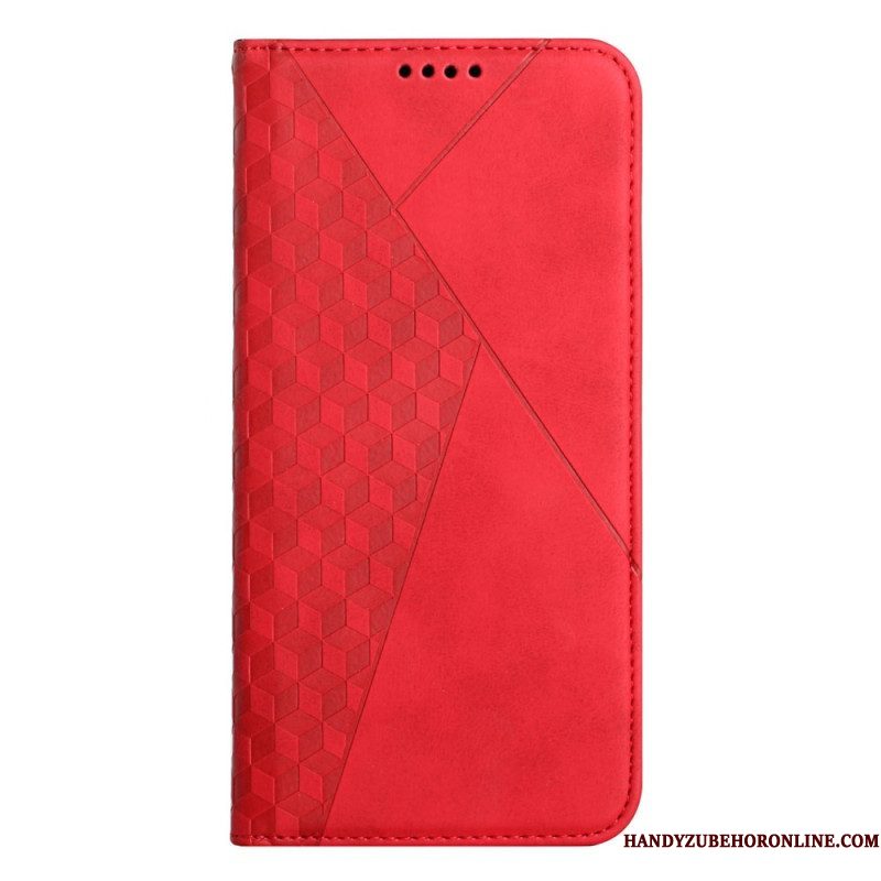 Bescherming Hoesje voor Samsung Galaxy S23 5G Folio-hoesje Stijl Leer 3d-patroon