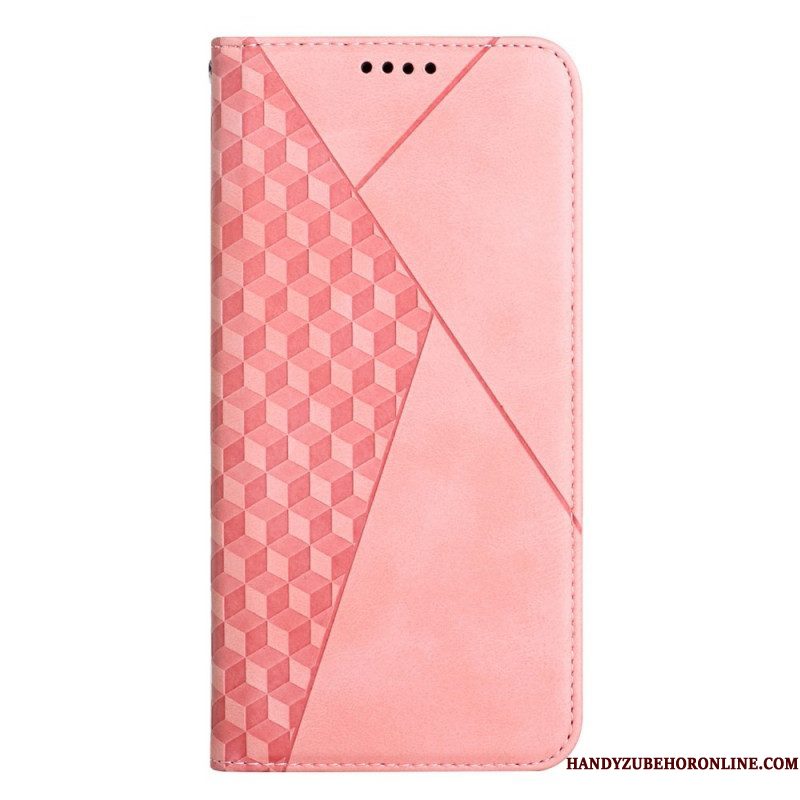 Bescherming Hoesje voor Samsung Galaxy S23 5G Folio-hoesje Stijl Leer 3d-patroon