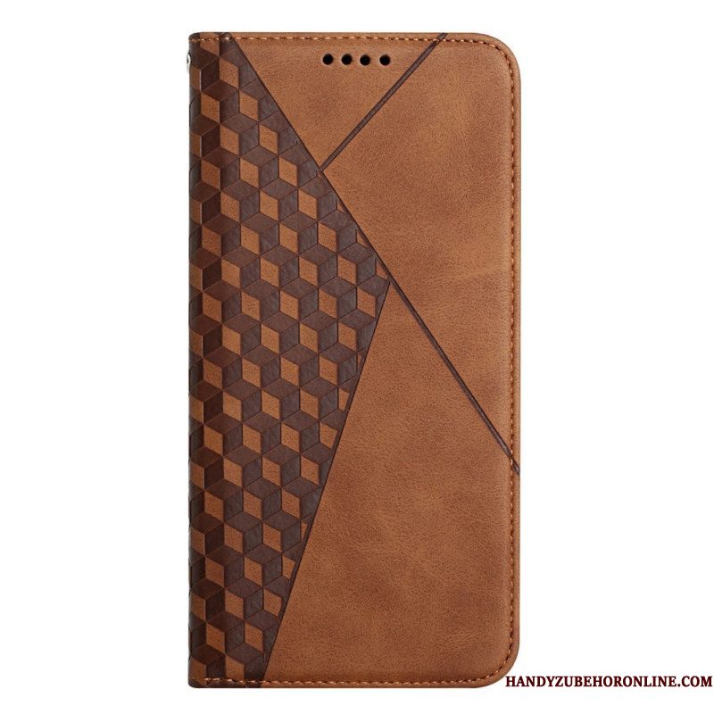 Bescherming Hoesje voor Samsung Galaxy S23 5G Folio-hoesje Stijl Leer 3d-patroon