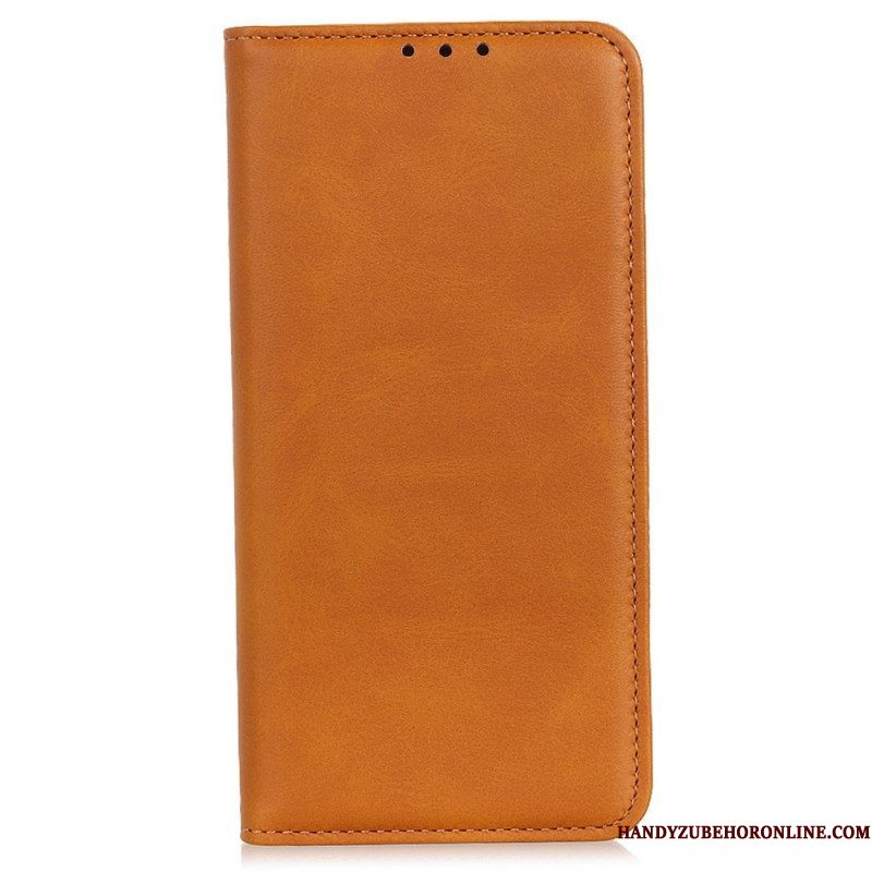 Bescherming Hoesje voor Samsung Galaxy S23 Plus 5G Folio-hoesje Gespleten Leer