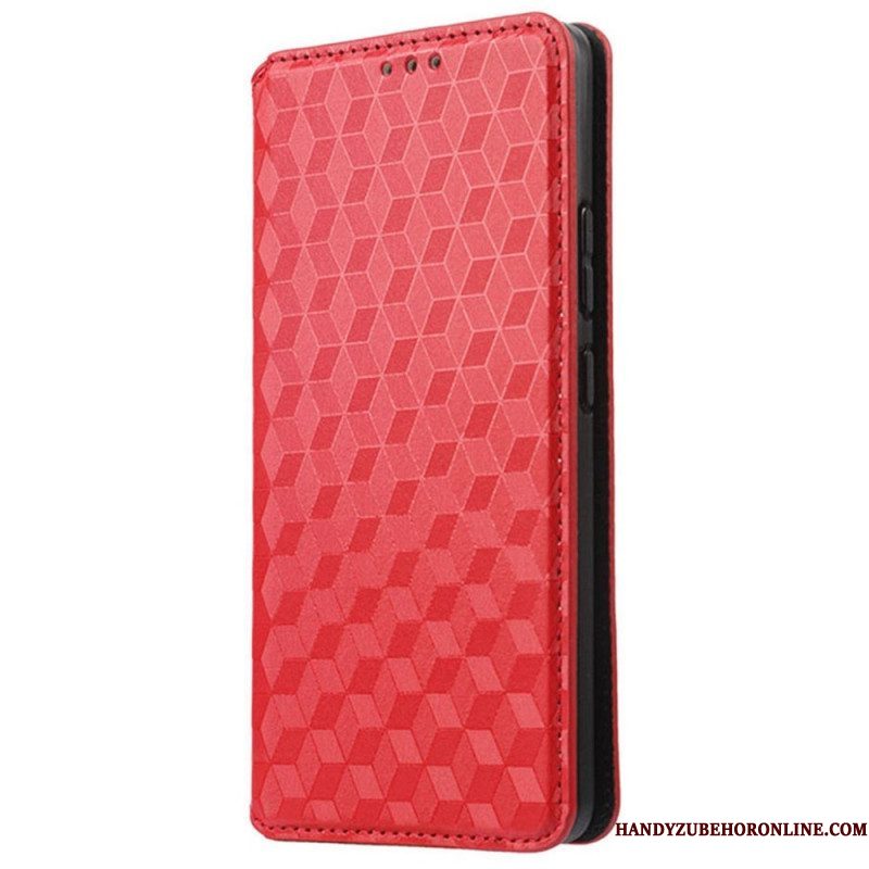 Bescherming Hoesje voor Samsung Galaxy S23 Ultra 5G Folio-hoesje 3d Patroon