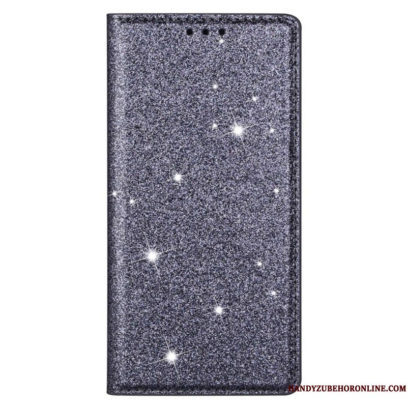 Bescherming Hoesje voor Samsung Galaxy S23 Ultra 5G Folio-hoesje Paillettenstijl