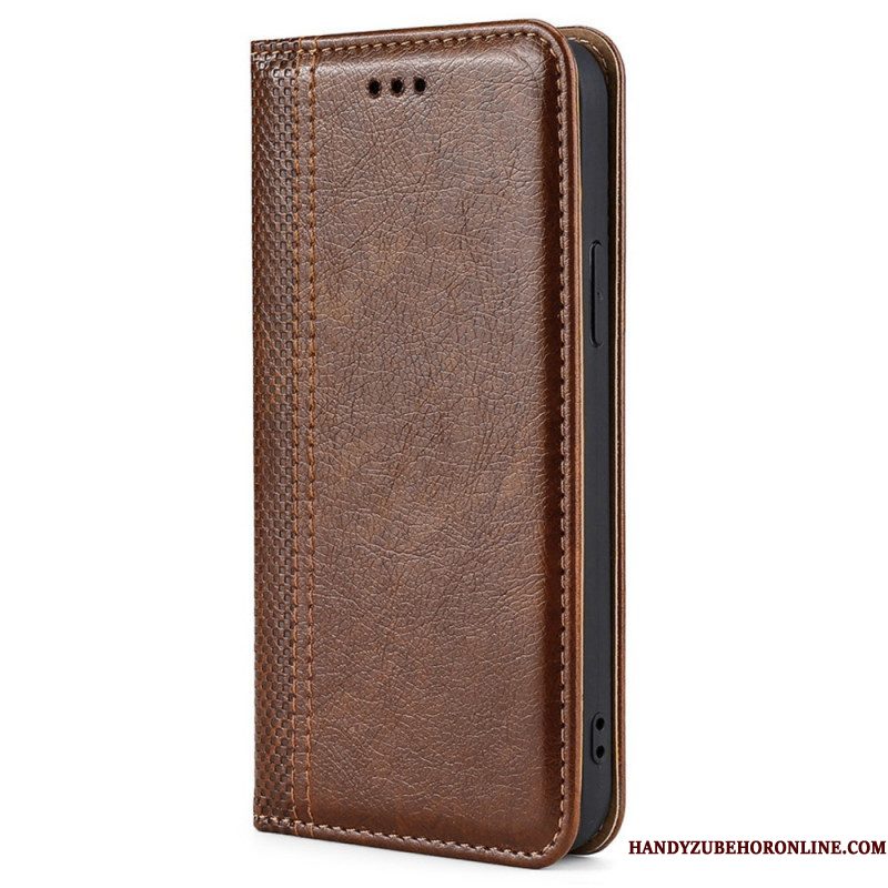 Bescherming Hoesje voor Samsung Galaxy S23 Ultra 5G Folio-hoesje Vintage-stijl