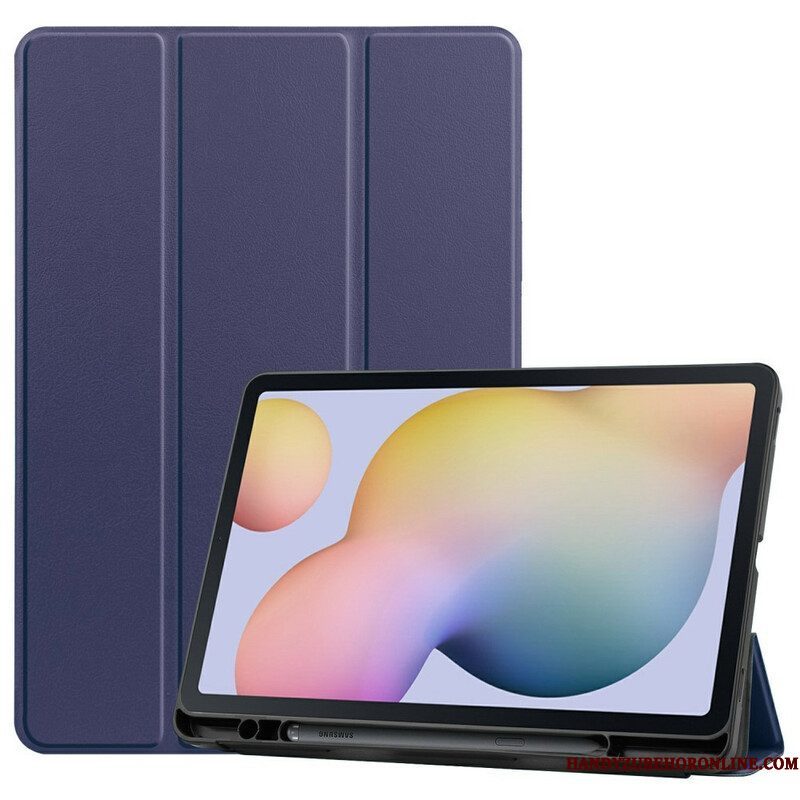 Bescherming Hoesje voor Samsung Galaxy Tab S8 / Tab S7 Driebladige Stylushouder