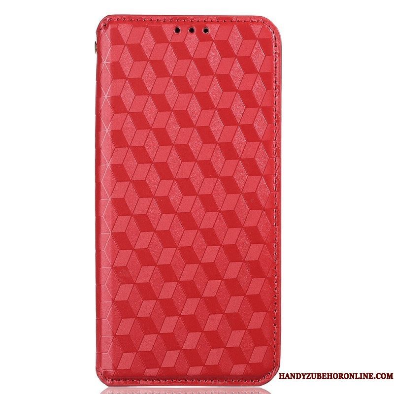 Bescherming Hoesje voor Sony Xperia 1 IV Folio-hoesje 3d Kubussen