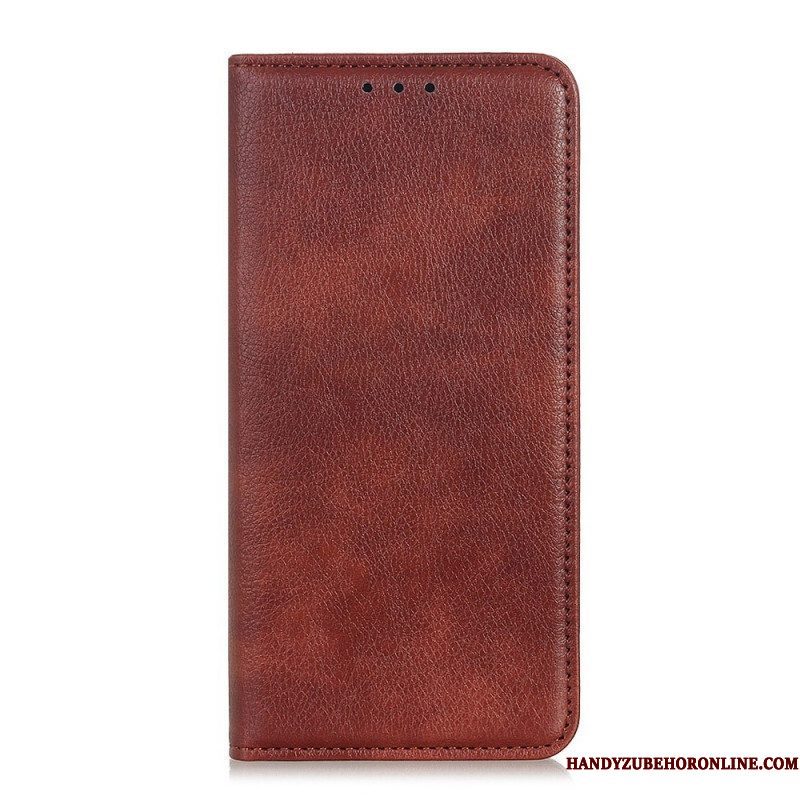 Bescherming Hoesje voor Sony Xperia 1 IV Folio-hoesje Litchi Splitleer