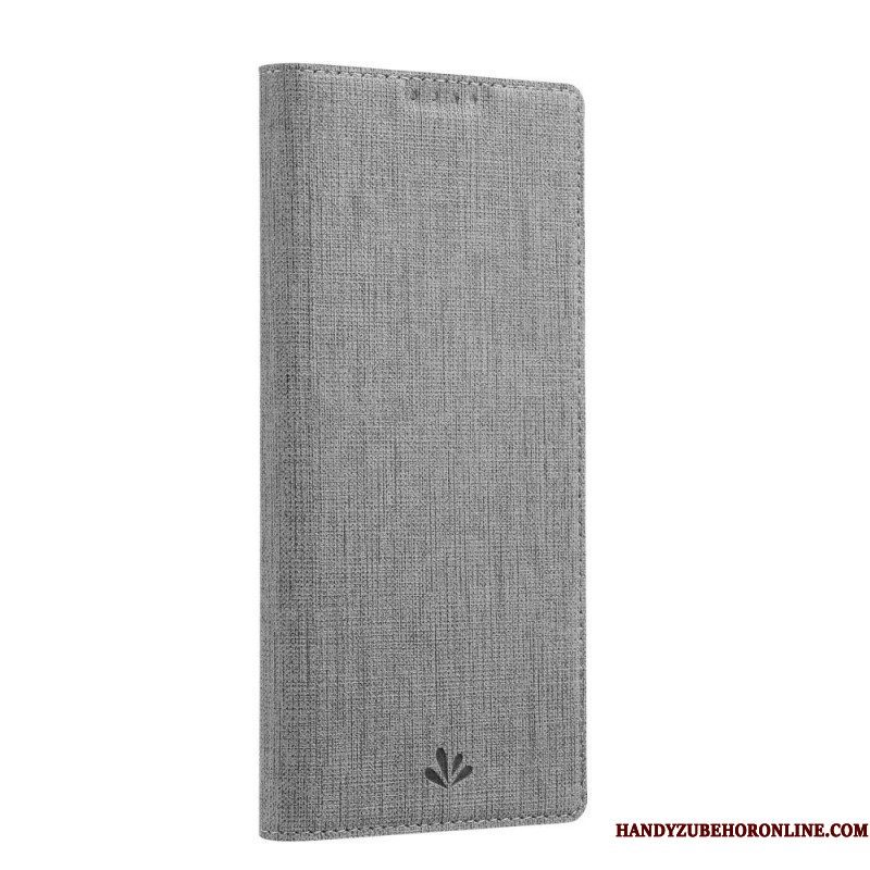 Bescherming Hoesje voor Sony Xperia 10 IV Folio-hoesje Vili-stoffentextuur