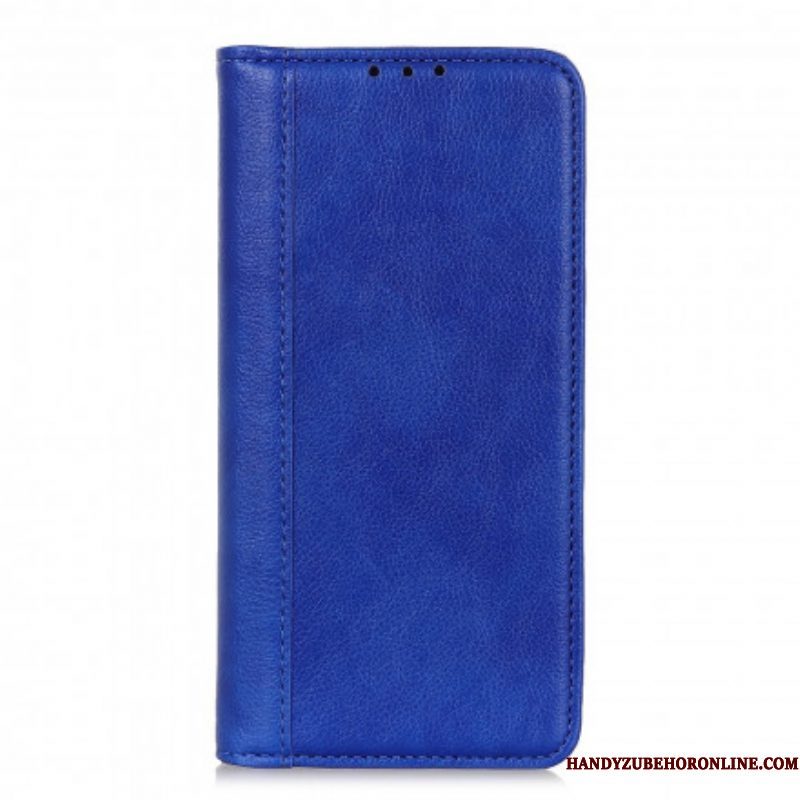 Bescherming Hoesje voor Sony Xperia 5 III Folio-hoesje Elegantie Split Litchi Leer