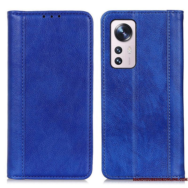 Bescherming Hoesje voor Xiaomi 12 / 12X Folio-hoesje Gekleurde Versie Van Splitleer