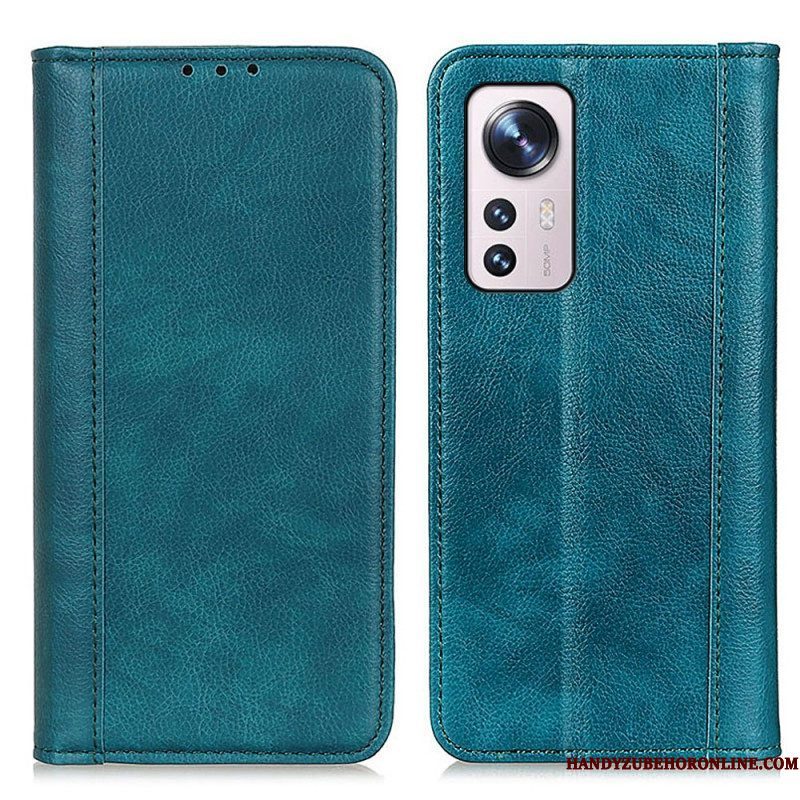 Bescherming Hoesje voor Xiaomi 12 / 12X Folio-hoesje Gekleurde Versie Van Splitleer